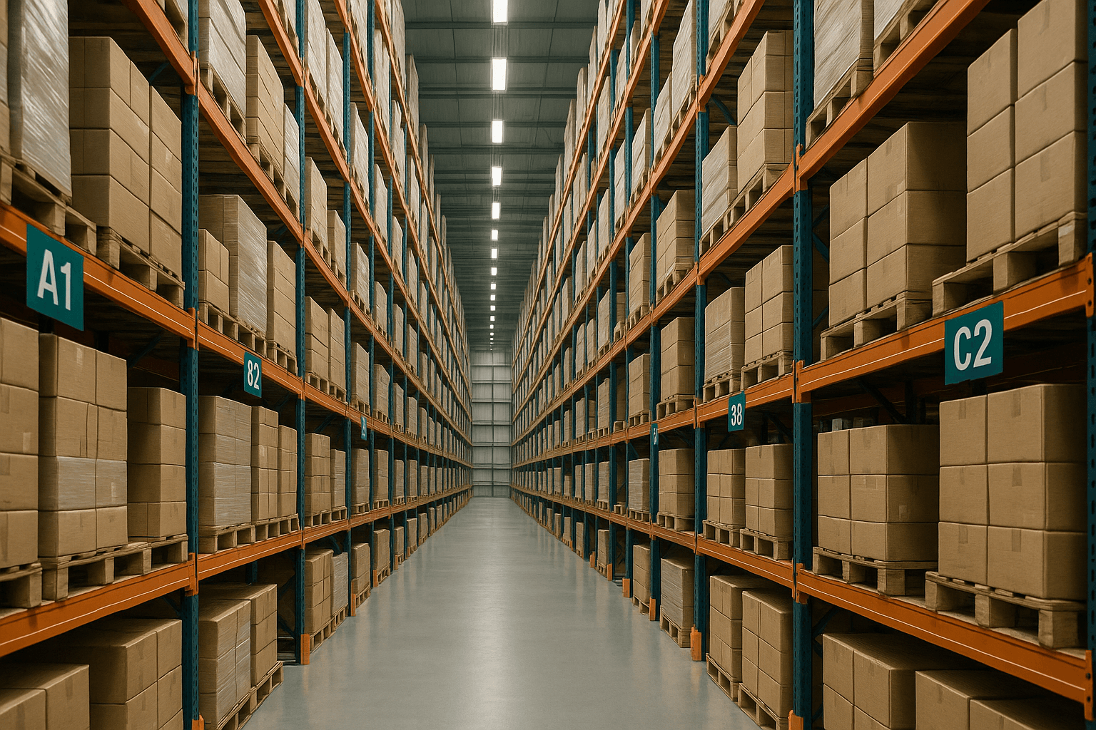 Prateleiras e endereçamento